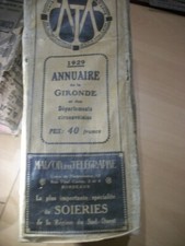 RARE ANNUAIRE DE LA GIRONDE ET