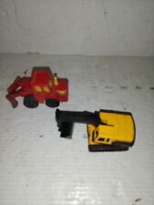 LOT 2 MAJORETTE TRACTO SNOW PLOW N°263 + MECHANICAL SHOVEL N°242 1/87 1/100