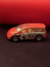 Hot Wheels Dodge Caravan Mini Van Goaaalll Soccer Mom NM Cond Red Diecast