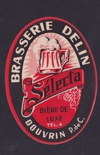 Old alcohol label France BN200041 Brasserie Deli Sélecta