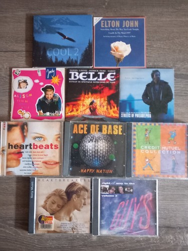 Lot musique variete divers - cd,