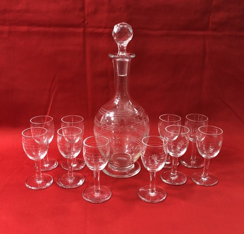 Service liqueurs cristal - à, en