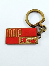KEYCHAIN - Augis - MAIP FIRE EXTINGUISHERS - ENAMELLED METAL - 1960s -