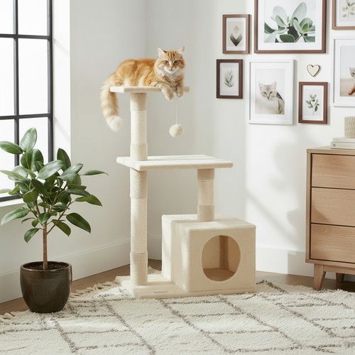 Arbre chat cm - chat, avec