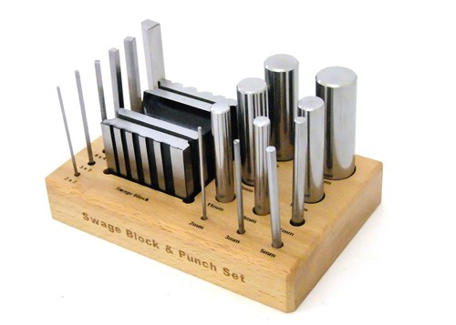 Piece swage block and - 18,
