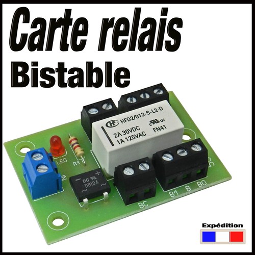 5015 carte relais bistable 5 - carte,