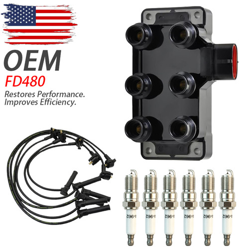 1coil 6plug 6wire set - 6plug, fd480