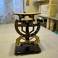 Ancien Pèse Lettre Balance Postale BILATERAL 1930/40 / French VTG Letter Scales