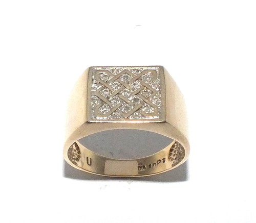 Bague jaune 9ct 9carats - bague,