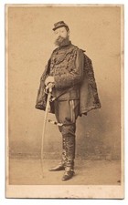 CDV Second Empire - Military - Uniform - Ludovic Baron de Chazelles Lussac