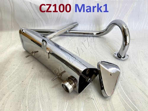 Honda cz100 exhaust muffler - exhaust,