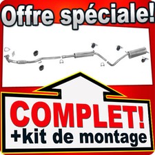 Ligne pot d'échappement pour VW POLO (9N) 1.2 2001-2005 +Tuyau Silencieux