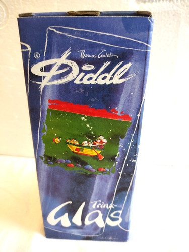 Vintage diddl dog sinking - dog, in