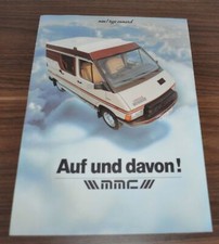 1984 MMC Renault Trafic Motor Home Mosolf Motor Caravan Brochure Prospekt DE