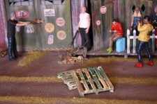 élément diorama palette bois