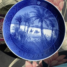 ASSIETTE DECO  ROYAL COPENHAGUE KAI LANGE  1972 IN THE DESERT """