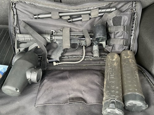 Tippmann paintball gun w - gun, w/