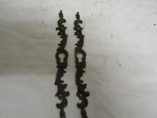 lot of 2 antique brass lock entrances