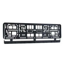 Support de plaque d'immatriculation noir Porte-plaque d'immatriculation