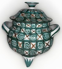 Rare Soupière Tripode Signée