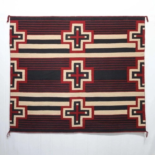 Tapis couverture red navajo - tapis,