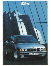▄▀▄ Brochure BMW 524td