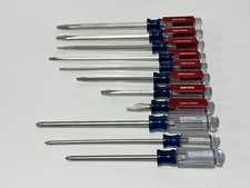 NOS Craftsman USA WF 11pc Phillips & Flat Slotted Screwdriver Set, New-Old-Stock