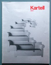 Catalogo KARTELL 2001 Ferrieri De Lucchi Starck Lissoni Magistretti Arad Colombo