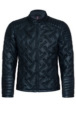 Veste En Cuir Noir Pour Homme
