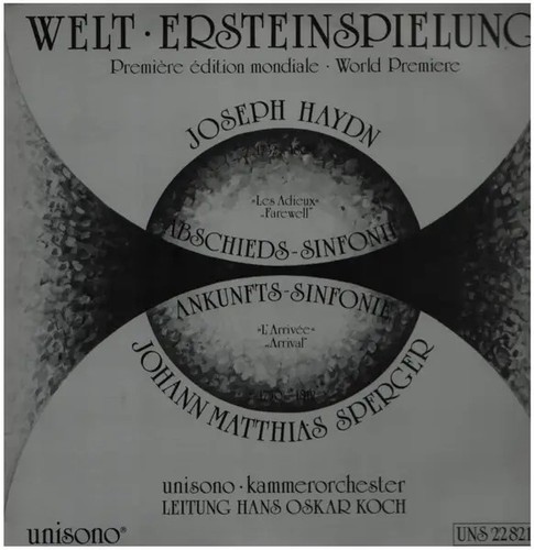 Haydn m sprenger - lp, j.m.sprenger