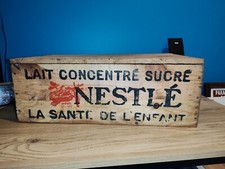 Nestlé ancienne caisse bois - ancienne,