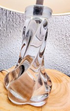 Lampe Avec Pied En Cristal Probablement Daum