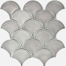 Mosaïque de Céramique Gris