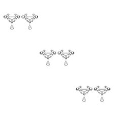 1/2/3 Anneaux de mamelons Faux