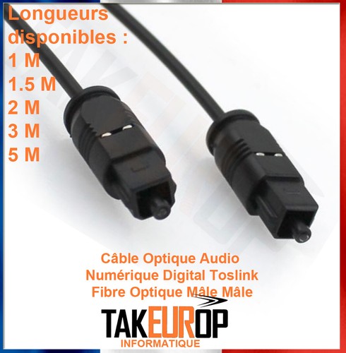 Cable optique toslink fibre - optique,