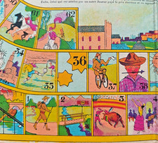 c. 1935 - ANCIEN JEU DE L' OIE "JEU DES SPORTS ET DES VOYAGES" Scout Scoutisme