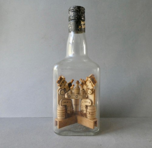 Bouteille verre avec 4 - avec,