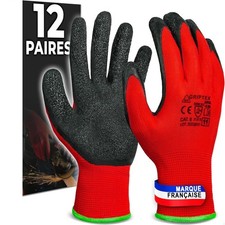 12 Gants de Travail