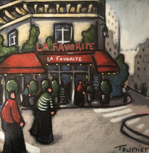Tableau peinture paris bar - paris,