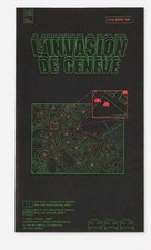 Space Invader Carte D'invasion De Genève