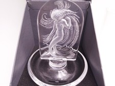 Chic Art Deco crystal ring ring ring by LALIQUE "Naiad"