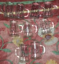 9 verres à liqueur en verre