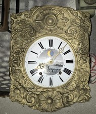 Rare Horloge Pendule Comtoise
