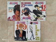 Lot 5 Manga Bleach  5, 17 18 19 21-Tite Kubo -Glenat