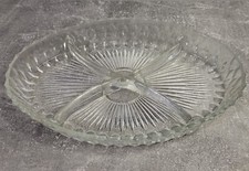 Vintage Antique Thick Glass Aperitif - 4 Compartments Aperitif 