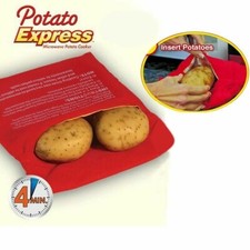 Poche de Cuisson Four à Micro-Ondes Pomme de Terre Patate 4min Sac Vapeur