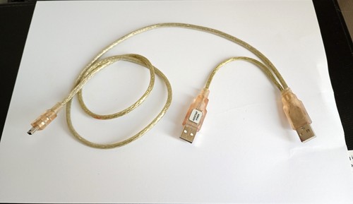 Cable adaptateur double usb - adaptateur,