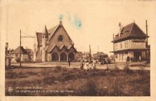 WESTENDE-PLACE - La Chapelle et la Station du Tram 