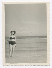 Snapshot Photography Vintage Beachfront Framing Women Swimsuit - SA958