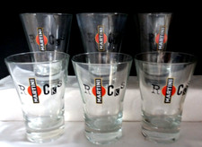 Lot 6 verres apéritif MARTINI " ROCKS " , ref  M37 .